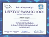 certyfikat Amerykańskiej Szkoły Pływania – Lifestyle Swim School - skan 2